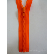 Flu Orange Resin Zipper with Open End (NZ2022)